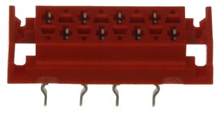 AMP - TE CONNECTIVITY 338068-8 PCB插座, 板至板, 1.27 mm, 2 排, 8 触点, 通孔安装, Micro-MaTch
