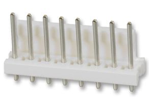 AMP - TE CONNECTIVITY 640388-8 引脚针座, 线至板, 3.96 mm, 1 排, 8 触点, 通孔直型, MTA-156