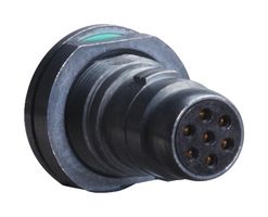 AMPHENOL LTD SCE2-B-76A06-07SN-002 圆形连接器, Miniature Circular Connector, Terrapin SCE2系列, 面板安装插头, 7 触点, 焊接插座
