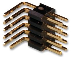 AMPHENOL COMMUNICATIONS SOLUTIONS 20021112-00010T4LF Pin Header, Right Angle, Board-to-Board, 1.27 mm, 2 Rows, 10 Contacts, Through Hole Right Angle