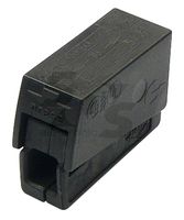 WAGO 224-104 标准接线端子, 黑色, 224, 1 触点, 接线端子块, 标准型, 电缆安装, 16 AWG
