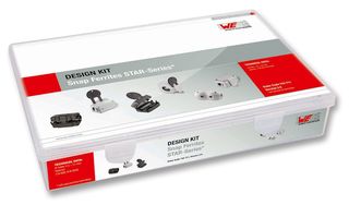 WURTH ELEKTRONIK 742711 设计套件, 铁氧体夹具, 抗-EMI, 2.5mm至27mm线缆直径