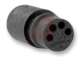 AMPHENOL 044-104-10004-02 Circular Connector, Standard Circular Connector, 44 Series, Cable Mount Receptacle, 4 Contacts