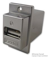 L-COM ECF504-UABS USB适配器, USB A 插座, USB B 插座, USB 2.0, 未评级