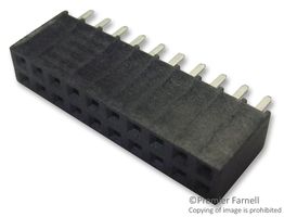 SAMTEC SSW-110-01-T-D PCB插座, 板至板, 2.54 mm, 2 排, 20 触点, 通孔安装, SSW