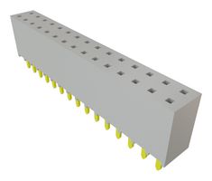 SAMTEC SSW-115-01-T-D PCB插座, 板至板, 2.54 mm, 2 排, 30 触点, 通孔安装