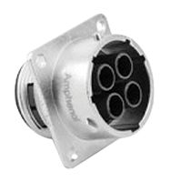 AMPHENOL SINE/TUCHEL RT0016-4PNH 圆形连接器, 标准圆形连接器, RT360, RT系列, 面板安装插座, 4 触点