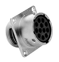 AMPHENOL SINE/TUCHEL RT0014-12SNH 圆形连接器, 标准圆形连接器, RT360, RT系列, 面板安装插座, 12 触点