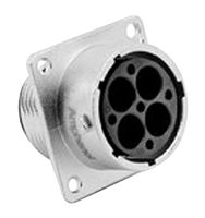 AMPHENOL SINE/TUCHEL RT0016-4SNH 圆形连接器, 标准圆形连接器, RT360, RT系列, 面板安装插座, 4 触点