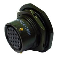 AMPHENOL LTD 62GB-57A08-33PN Circular Connector, 62GB Series, MIL-DTL-26482 Series, Jam Nut Receptacle, 3 Contacts, Solder Pin