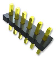 SAMTEC FTS-103-01-L-D 引脚针座, 线至板, 1.27 mm, 2 排, 6 触点, 通孔安装, FTS