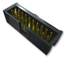 SAMTEC HTSS-113-02-T-D Pin Header, Board-to-Board, 2.54 mm, 2 Rows, 26 Contacts, Through Hole Straight, HTSS