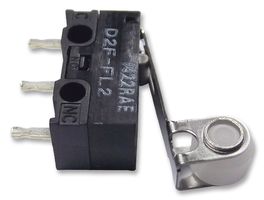 OMRON ELECTRONIC COMPONENTS D2FFL2 微动开关, 小型, 辊式杆, SPDT, 焊接, 1 A, 30 V