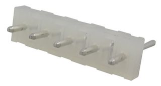 MOLEX 10-08-1051 Pin Header, Board-to-Board, Wire-to-Board, 5.08 mm, 1 Rows, 5 Contacts, Through Hole Straight