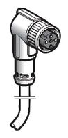 TELEMECANIQUE SENSORS XZCP1241L2 传感器电缆, 光幕, 90° M12插座, 自由线端, 4路, 2 m, 6.6 ft