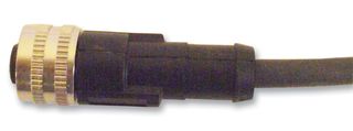 TELEMECANIQUE SENSORS XZCP1865L5. 传感器电缆, 3路, 1/2英寸-20UNF, 1/2英寸-20插座, 自由线端, 3路, 5 m, 16.4 ft