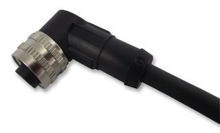 TELEMECANIQUE SENSORS XZCP1965L5 传感器电缆, 3路, 1/2英寸-20UNF, 90° 1/2英寸-20插座, 自由线端, 3路, 5 m, 16.4 ft