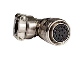 ITT CANNON CA3108E14S-2SF42F26 圆形连接器, CA Series, MIL-DTL-5015 系列, 直角插头, 4 触点, 焊接插座, 螺纹