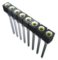 SAMTEC SS-102-TT-2 PCB插座, 板至板, 2.54 mm, 1 排, 2 触点, 通孔安装, SS