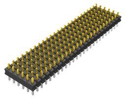 SAMTEC TMMH-104-01-G-D 引脚针座, 竖直, 板至板, 2 mm, 2 排, 8 触点, 通孔安装, TMMH