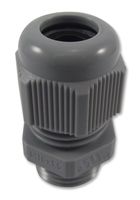 HYLEC 50.616 PA/R Cable Gland, M16 x 1.5, 3 mm, 10 mm, Nylon 6 (Polyamide 6), Grey, IP67