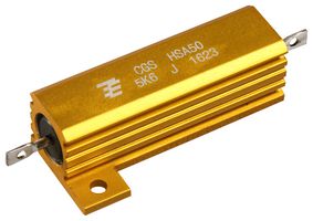 CGS - TE CONNECTIVITY HSA505K6J Resistor, Solder Lug, 5.6 kohm, HS Series, 50 W, ± 5%, Solder Lug, 1.25 kV