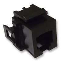 AMP - TE CONNECTIVITY 216000-2 Modular Connector, RJ11 / RJ14 / RJ25 Jack, 1 x 1 (Port), 6P6C, Cat3, Panel Mount
