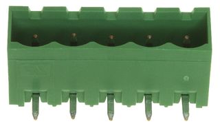 BUCHANAN - TE CONNECTIVITY 796638-5 Terminal Block, Right Angle, Header, 5.08 mm, 5 Ways, 15 A, 300 V, Through Hole Right Angle