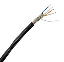 ALPHA WIRE 6455 BK005 多对电缆, RS-485, 屏蔽, 2对, 22 AWG, 0.456 mm², 100 ft, 30.5 m