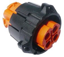 ITT CANNON APD-59BS-HV 圆形连接器, Standard Circular Connector, APD Series, 电缆安装插头, 4 触点, 压接插座-无触芯, 卡口