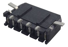 MOLEX 43650-0413 引脚针座, 线至板, 3 mm, 1 排, 4 触点, 表面安装直角, Micro-Fit 3.0 43650 Series