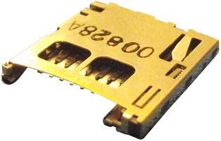 MOLEX 502570-0893 存储卡连接器, Micro SD, 推-推, 8 触点, 铜合金, 镀金触芯, 502570 Series