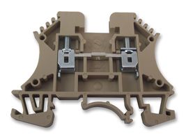 MULTICOMP PRO CDU2.5 接线端子, DIN导轨安装, 2 路, 22 AWG, 10 AWG, 2.5 mm², 螺丝, 24 A