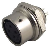 HIROSE / HRS RM12BRD-4S(76) Circular Connector, Standard Circular Connector, RM Series, Jam Nut Receptacle, 4 Contacts