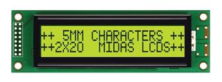 MIDAS DISPLAYS MC22005A6WK-SPTLY-V2