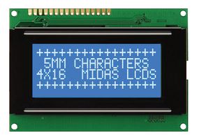 MIDAS DISPLAYS MC41605A6WR-BNMLW-V2