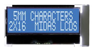 MIDAS DISPLAYS MCCOG21605D6W-BNMLWI