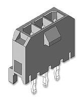 MOLEX 43650-0615 引脚针座, 线至板, 3 mm, 1 排, 6 触点, 通孔直型, Micro-Fit 3.0 43650 Series