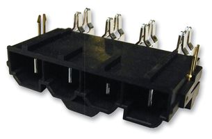 MOLEX 42820-4212 引脚针座, 电源, 线至板, 10 mm, 1 排, 4 触点, 通孔直角, Mini-Fit Sr. 42820
