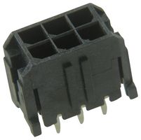 MOLEX 43045-0613 Pin Header, Wire-to-Board, 3 mm, 2 Rows, 6 Contacts, Through Hole Straight