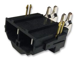 MOLEX 42820-2212 引脚针座, 电源, 线至板, 10 mm, 1 排, 2 触点, 通孔直角, Mini-Fit Sr. 42820 Series