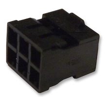 MOLEX 51110-0660 连接器外壳, Milli-Grid 51110系列, 插座, 6 路, 2 mm, 50394, 87396压接端子