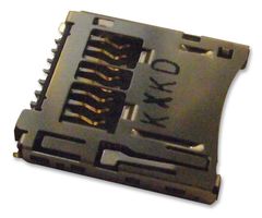 MOLEX 502774-0891 存储卡连接器, Micro SD, 推-推, 8 触点, 铜合金, 镀金触芯, 502774 Series