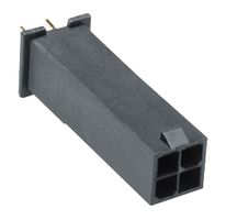 MOLEX 44281-0001 Pin Header, Board-to-Board, Wire-to-Board, 4.2 mm, 2 Rows, 4 Contacts, Through Hole Straight
