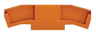 WAGO 280-333 End / Intermediate Plate, for Use with Terminal Blocks, Wago 280 Series