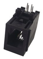MOLEX 95009-7441 模块连接器, 模制插座, 1 x 1 (端口), 4P4C, Cat3, 通孔安装