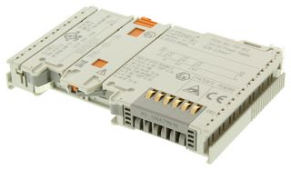 WAGO 750-602 Supply Module, 750 Series, 24 Vdc, Passive, DIN Rail, Light Grey, IP20