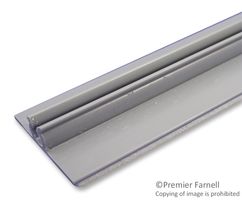 ESSENTRA COMPONENTS PCG-4A4-48 Enclosure Accessory, Rack Card Guide, 1.6mm Thick PC Boards, 19.1 mm, 11 "