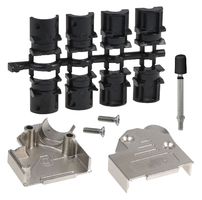 AMPHENOL COMMUNICATIONS SOLUTIONS 8655MHRA2501KLF 连接器后壳, D Sub, UNC 4-40, DB, 45°, 锌主体