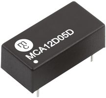 MULTICOMP MCA24D12D Isolated Through Hole DC/DC Converter, ITE, DIP, 1:1, 1 W, 2 Output, 12 V